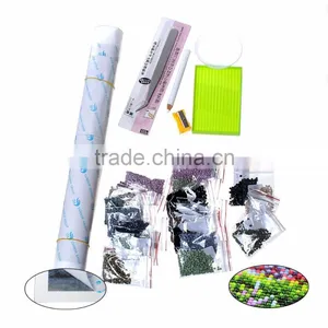 Diamond Painting Rhinestone White Horse Pattern Cotton Embroidery DIY Kit thumbnail-2