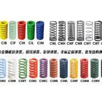 Chinese Spring Manufacturer Japanese Standard Black Stamping Die Spring With Extremely Heavy Load thumbnail-1