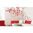 2000*1500mm Red Flower PVC Transfer Film Wall Sticker A0043 thumbnail-1