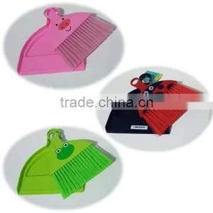 Plastic Brooms, Plastic Mini Brooms With Dust Pan thumbnail-1