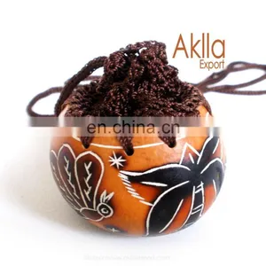 Handmade Carved Gourd Little Handbag, Purses thumbnail-1