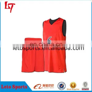 100%polyester Soft Cheap Mesh Basketball Jerseys/ Latest Popular Sublimation Basketball Uniform thumbnail-1