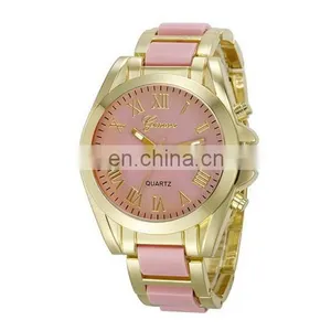 Fashion Men Women Geneva Roman Watch Lady Leather Band Analog Quartz Wrist Watches thumbnail-5