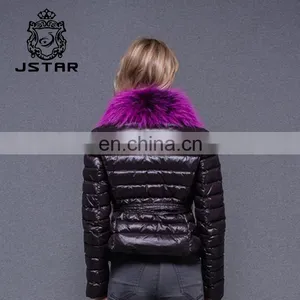 Fine Workmanship Womens And Jackets Short Model Classic Coat Fur Trimmed Down Coats thumbnail-6