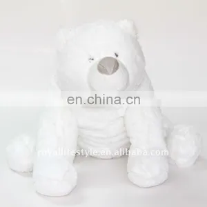 Best Selling Plush White Sitting Polar Bear Toy Customized Stuffed Toys thumbnail-1