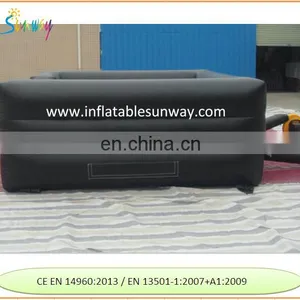 Black Inflatable Pool With Flat Base thumbnail-4