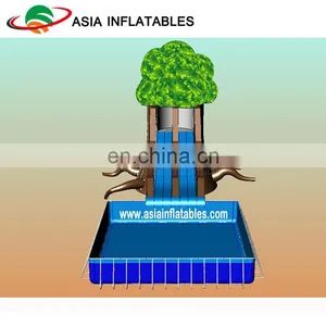 Hot Sale Above Ground Swimming Pool Metal Frame Swimming Pool For Water Park thumbnail-3