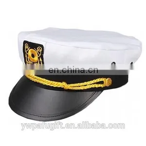 Adult White Yacht Captain Hat thumbnail-1
