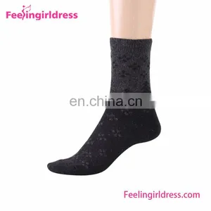 Rabbit Wool Christmas Tree Printing Tube Socks China Socks Factory thumbnail-6