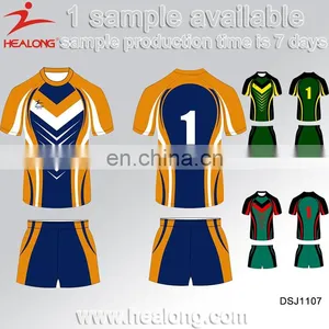 Healong Dye-Sub Digital Sublimation Custom Rugby Singlets thumbnail-3