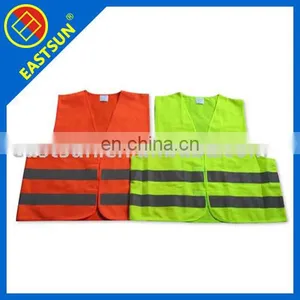 Wholesale Yellow 120g Polyester Reflective Safety Vest thumbnail-2