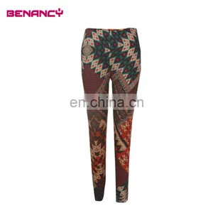 Women Patch Printing Pants Pattern Legging Sports Pants thumbnail-1