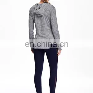 Custom Compression Women UV Protection Hooded Lycra Rash Guard thumbnail-2