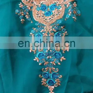 Ladies Party Wear Georgette Straight Cut Salwar Suits 2017 thumbnail-3