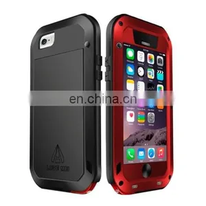 Cheap Phone Case New Design LOVE MEI Metal Ultra-thin Waterproof Dustproof Shockproof Powerful Protective Case for IPhone 6 thumbnail-1