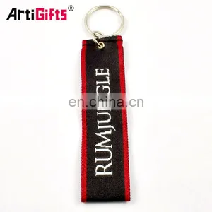 Wholesale New Produce Custom Short Lanyard Embroidered Patterns Wedding Gift Keychain thumbnail-3