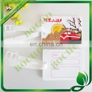 Shaped Rubber Baggage Tags thumbnail-1
