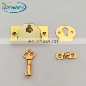 Wooden Jewelry Display Case Lock Set With Keys For Box Hardware thumbnail-2