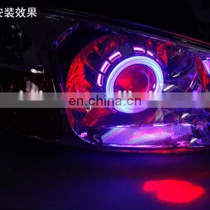 2.5" Hid Xenon Halo Projector Headlights for h1 h4 h7 With Ccfl Angel Eyes thumbnail-5