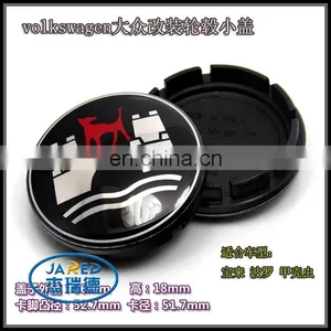 Round Shape Cheap Plastic ABS R Car Emblem Car Center Wheel Badge thumbnail-2