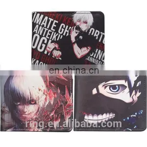 Anime Tokyo Ghoul Wallet Ken Kaneki Purse Card Pack Men Wallet Money Bag Credit Card Holders New Dollar Bill Wallets thumbnail-1