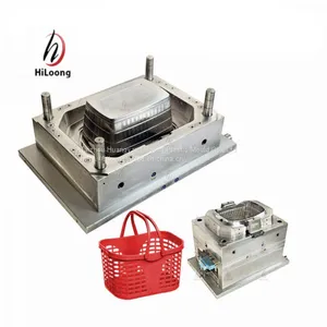 Chinese Supplier Plastic Supermarket Basket Mould Making thumbnail-1