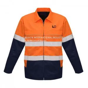Hi Vis Cotton Drill Jacket thumbnail-1