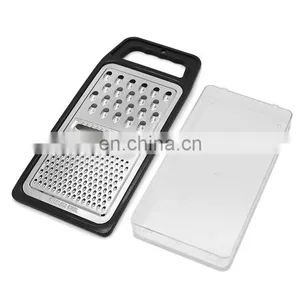 Multi Function Fruit Vegetable Grater Manual Cheese Grater With Storage Box thumbnail-1