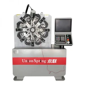 Cnc Spring Forming Machine, Pins Hook Making Machine, CNC Torsion Spring Wire Forming Metal Clip Hook Machine thumbnail-1
