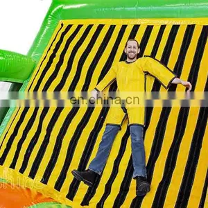 Jungle Themed Inflatable Sticky Climbing Wall Party Game Inflatable Climbing Tower For Sale thumbnail-5