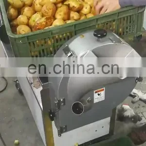 Vegetable and Fruit Cutting Machine Coconut Slicing/Dicing/Shredding Machine Double-head Carrot Cutter thumbnail-1