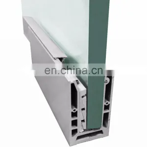 Fashion Shape Aluminum Glass Railing Balustrade Groove thumbnail-1