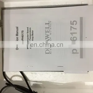 DW - PH6175 pH/mV/Ион/Температура Бенчмарк - измеритель/Влажностной анализатор на основе галогенов VisionPlus thumbnail-2
