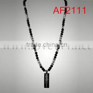 Vintage Jewelry Necklaces Africa Rosary Necklace thumbnail-1