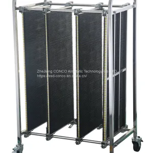 CONCO PCB Conveying Trolley / ESD SMT PCB Plates Trolley thumbnail-1