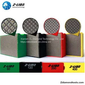 Z-LION Premium Electroplated Diamond Hand Polishing Pads for Glass Stone Ceramic Grinding thumbnail-5