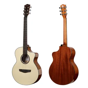 Deviser LK-13 High-glossy Guitar OEM Acoustic Guitar 40 Inch Guitar Wholesale Price Made in China for Sale thumbnail-2