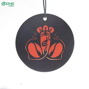 Long Lasting Smell Custom Hanging Paper Car Air Freshener thumbnail-3