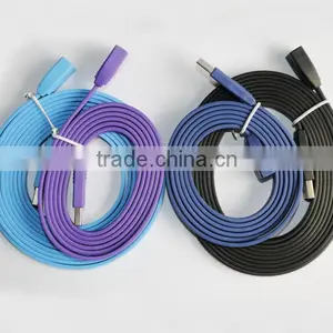 Flat-type Design Multicolour USB 2.0 Printer Cable A TO B , 2.0 Extension USB Printer CABLE thumbnail-3