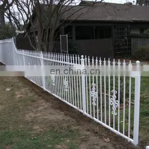 Manufacturer High Quality Cheap Zinc Gates and Steel Fence Design China Garden Fence Metal Trellis & Gates Rodent Proof thumbnail-5