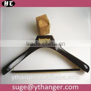 WL6316 Luxury Clothes Hanger Shop Brand Wooden Hangers thumbnail-1