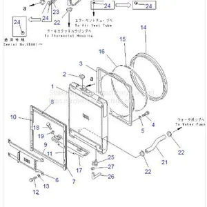 14X-03-11215 Bulldozer Engine Cooling Radiator for Komatsu Bulldozer Radiator D85ESS-2 D65EX-12 thumbnail-4