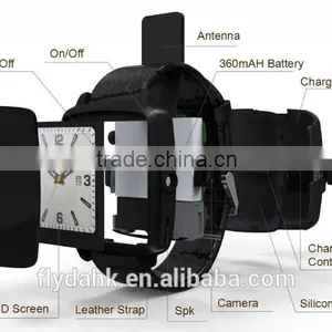 Bluetooth Smart U Watch U11C Wristwatch Separate Micro GSM SIM Card Slot For Andriod IOS IPhone Smartphone Men Women U11C Smart thumbnail-3