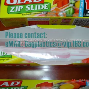 Reclosable Slider Zip Recloseable Shoprite, Deli Bags, Microwave Bags, Slider Bags, School Lunch Pouch, Slider Grip Bags thumbnail-5