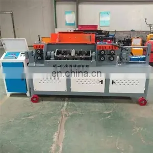China 6-25mm Bar Steel Metal Straightening Machinery Cnc Automatic Rebar Cutting and Bending Machine thumbnail-4