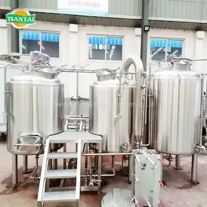 1000L 10HL Commercial Three Vessel Brewhouse on Sale thumbnail-4