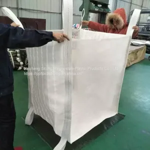 China 1500kg Maxi Sacos, 1 Ton Sand Sacks, PP Woven Polypropylene Big Bags For Portland Cement thumbnail-5