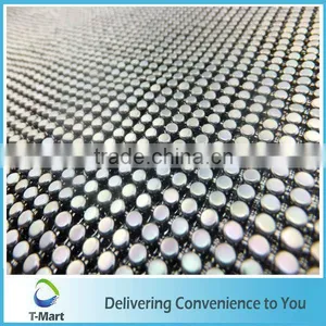 Hotsale Woman Decoration Silver Glass Crystal Hot Fix Rhinestone Mesh thumbnail-2