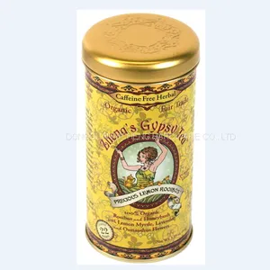 Special Round Cylinder Tea Packing Tin Box Tea Canister thumbnail-1