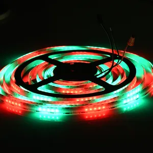High Density 5m Dc5v Digital Rgb Colorful Flexible Cob Led Strip1008leds/m Addressable Rgb ic COB Led Light Strip thumbnail-3